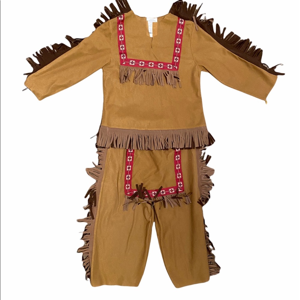 Native American Boy Indian Halloween Costume Sz S